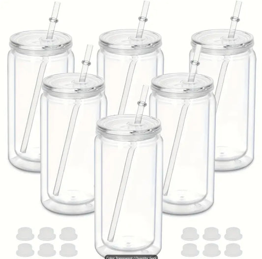 16oz Acrylic Snowglobe Cup